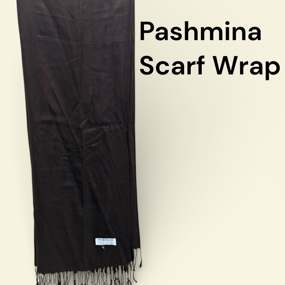 Pashmina Brown Scarf Wrap